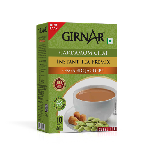 Girnar Instant Cardamom Chai Premix With Organic Jaggery