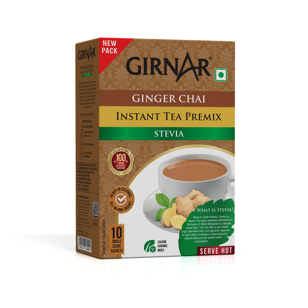 Girnar Instant Ginger Chai Premix With Stevia