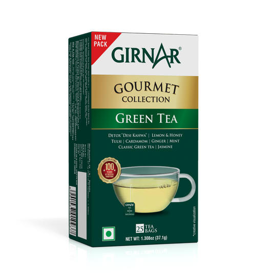 Girnar Green Tea Bags Gourmet Collection