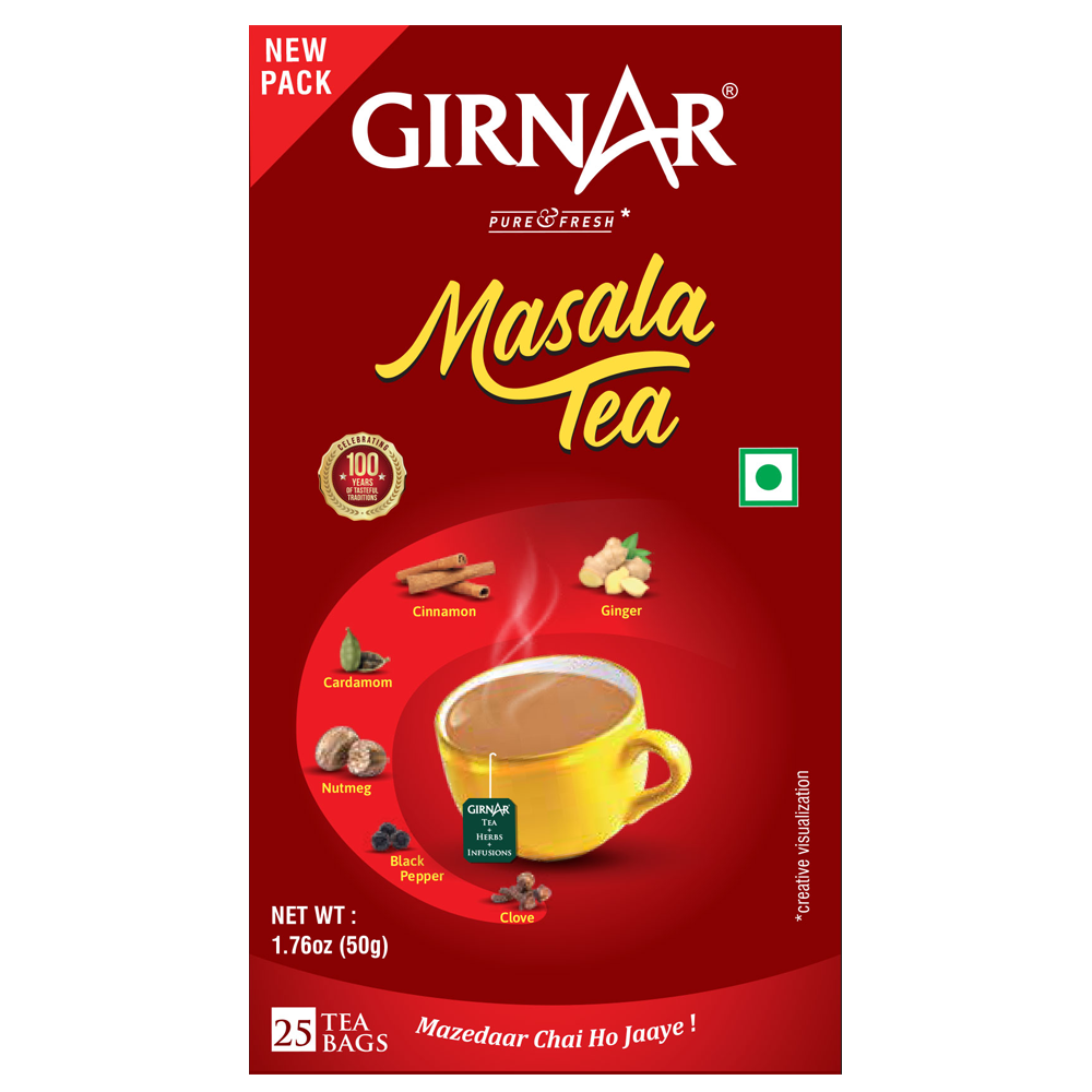 Girnar Black Tea Bags - Masala Tea