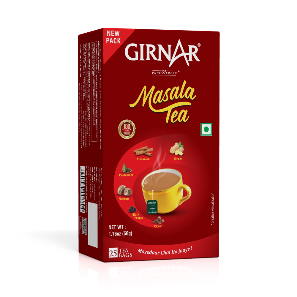 Girnar Black Tea Bags - Masala Tea
