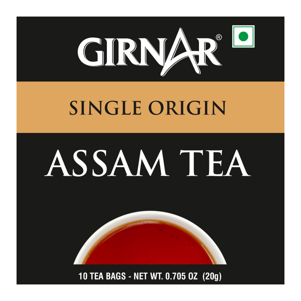 Girnar Single Origin Black Tea Bags - Assam Tea