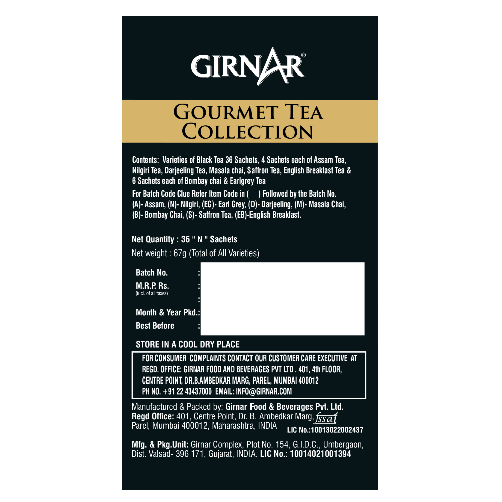 Girnar Black Tea Gourmet Collection