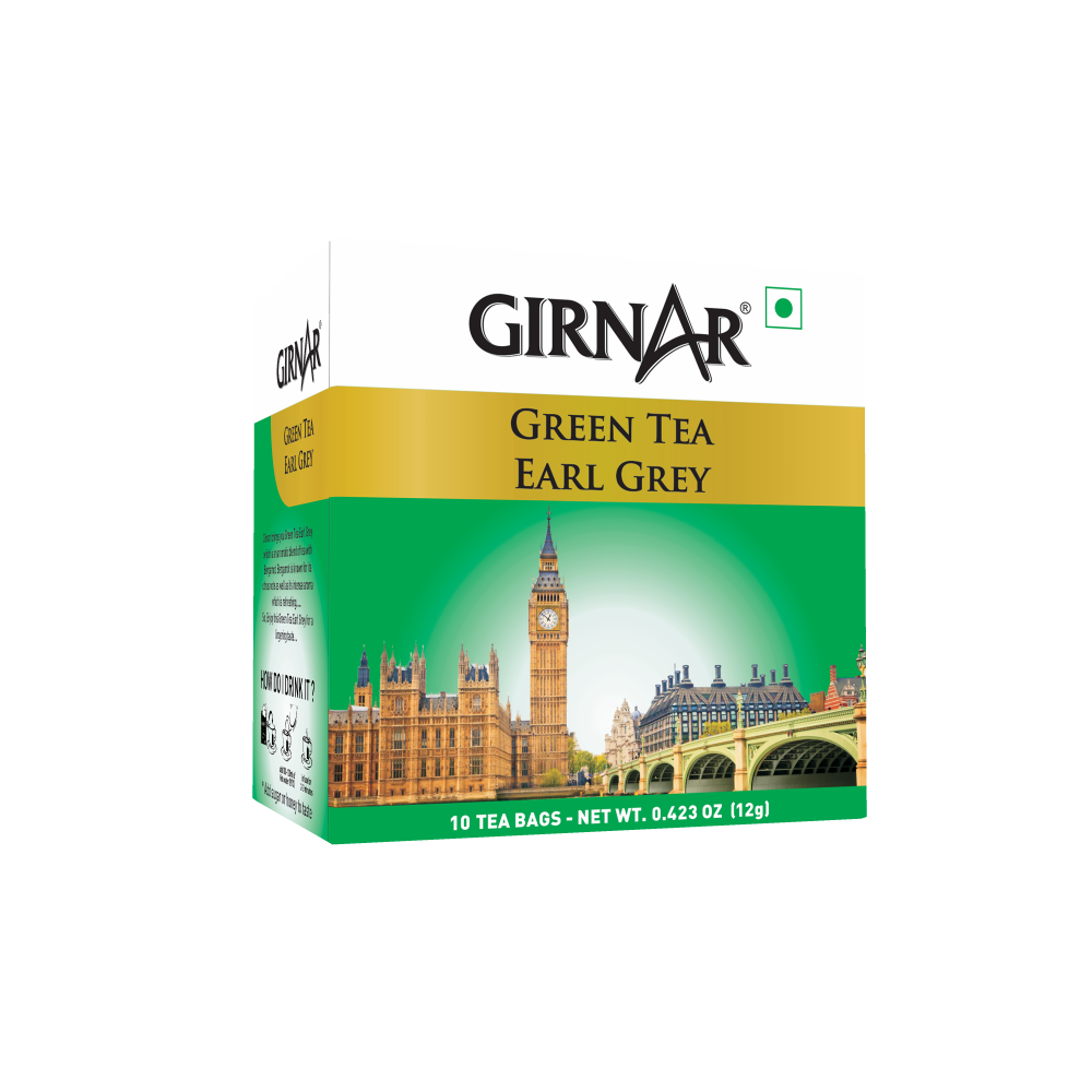 Girnar Green Tea Bags - Earl Grey