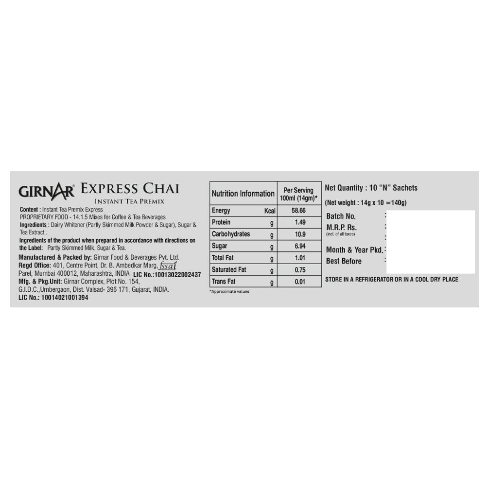 Girnar Instant Tea Premix Express