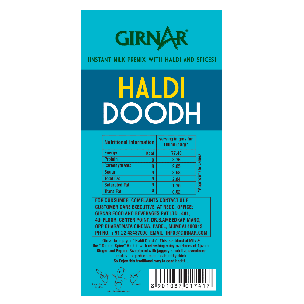 Girnar Instant Milk Premix Haldi Doodh