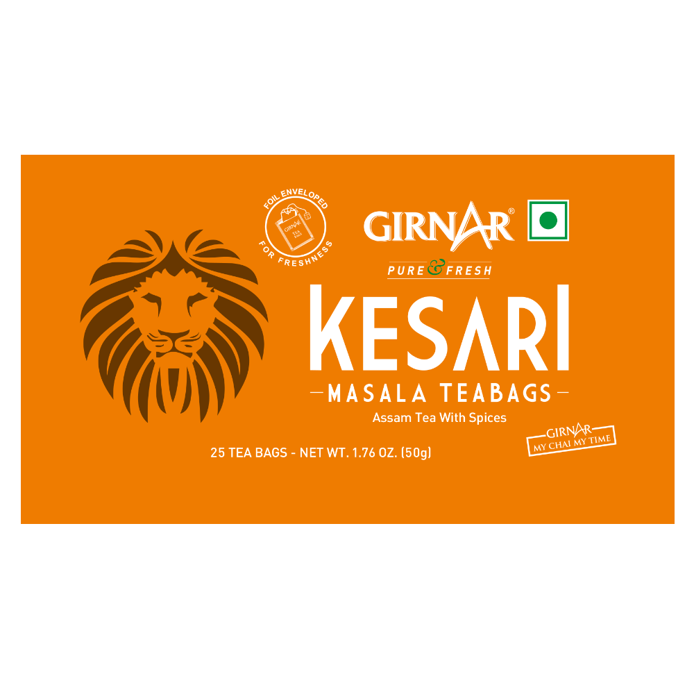 Girnar Black Tea Bags - Kesari Masala