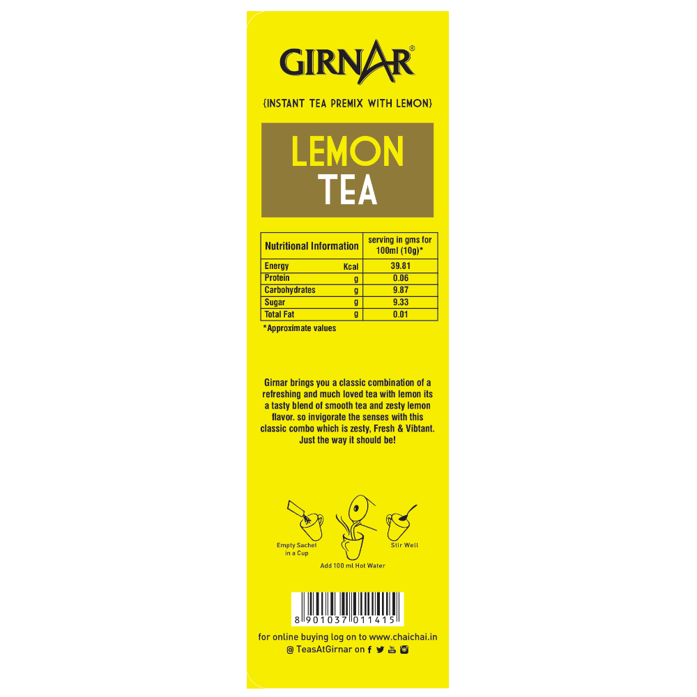 Girnar Instant Tea Premix With Lemon