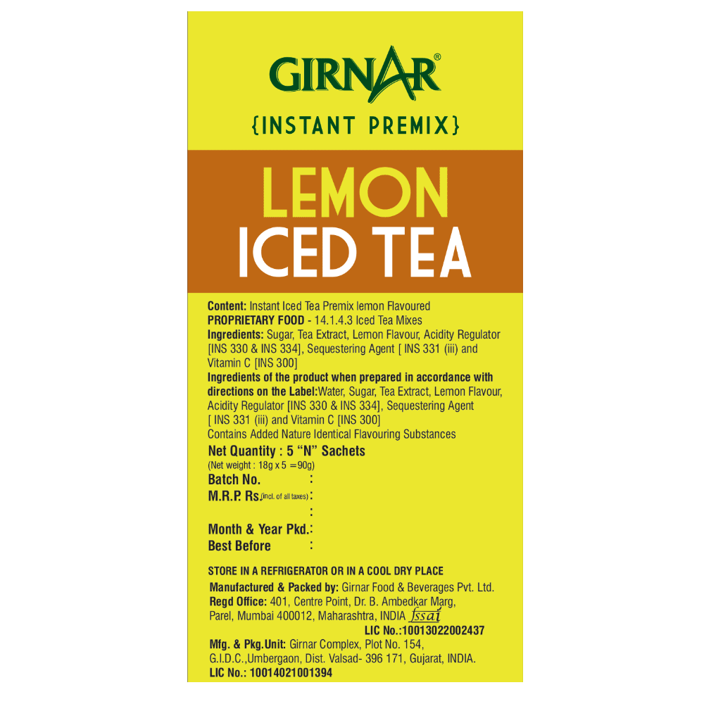 Girnar Lemon Iced Tea