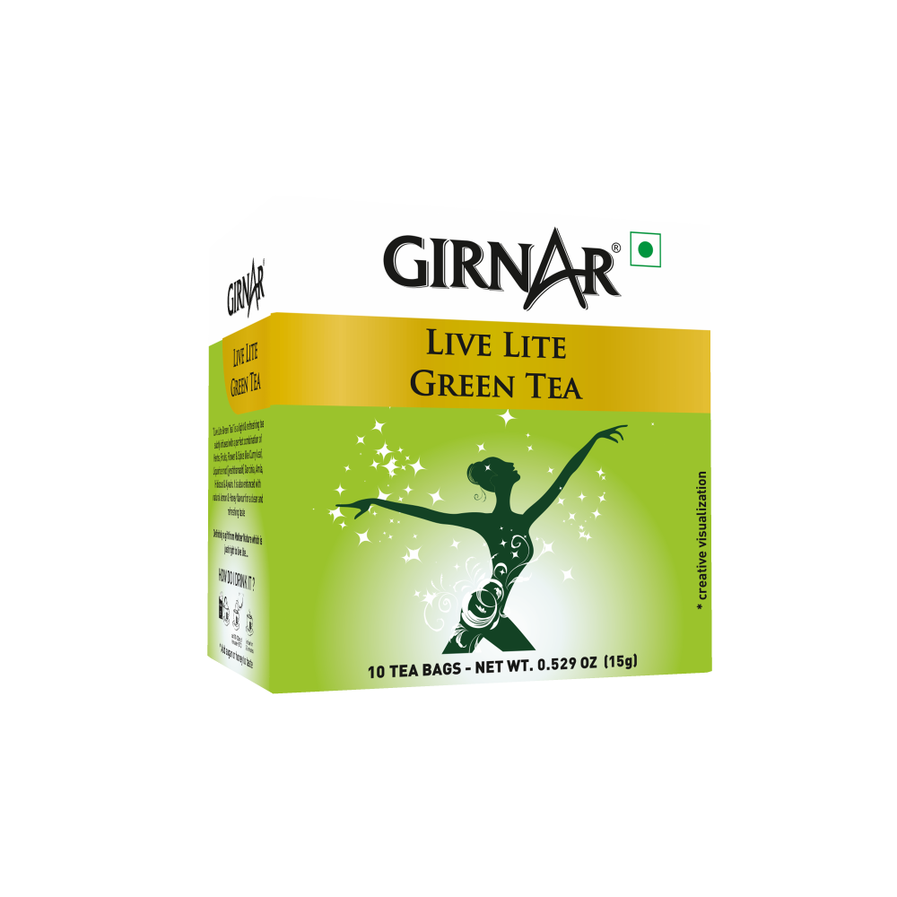 Girnar Green Tea Bags - Live Lite