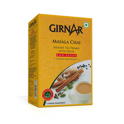 Girnar Instant Tea Premix With Masala (Low Sugar)