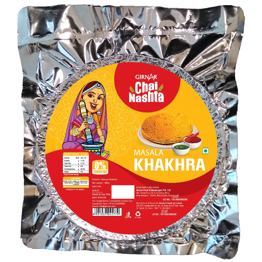 Girnar Chai Nashta - Masala Khakhra