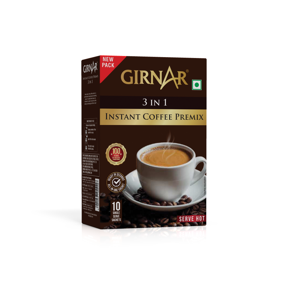 Girnar Instant Premix 3 In 1 Coffee