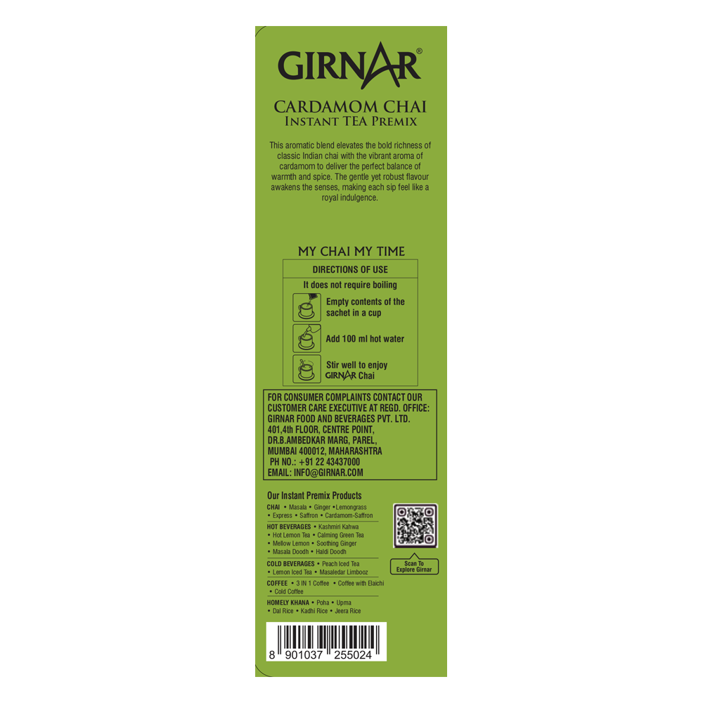 Girnar Instant Tea Premix With Cardamom