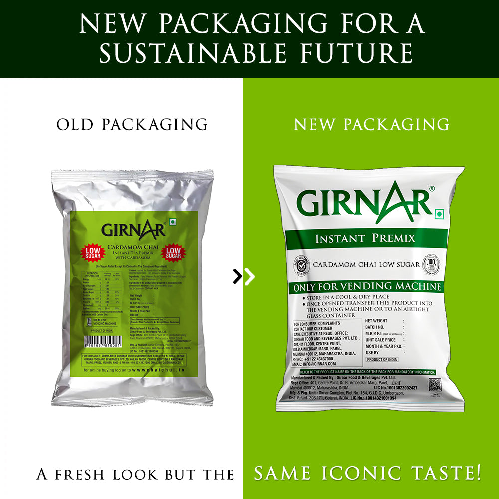 Girnar Instant Tea Premix With Cardamom (1kg Vending Pack)