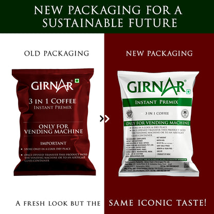 Girnar Instant Premix 3 In 1 Coffee (1kg Vending Pack)