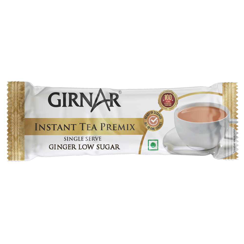 Girnar Instant Tea Premix With Ginger (Low Sugar)