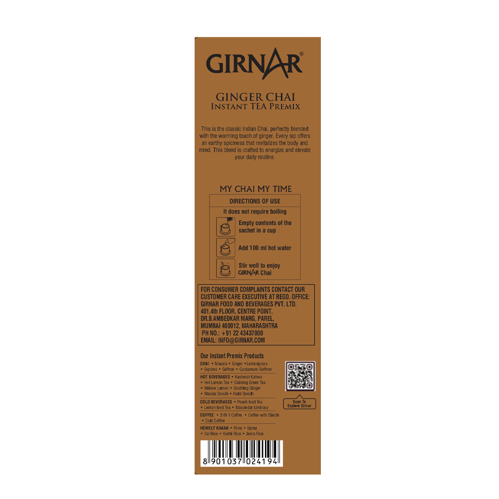 Girnar Instant Tea Premix With Ginger