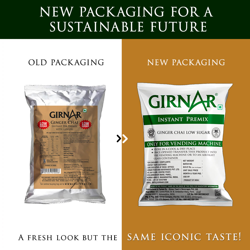 Girnar Instant Tea Premix With Ginger (1kg Vending Pack)