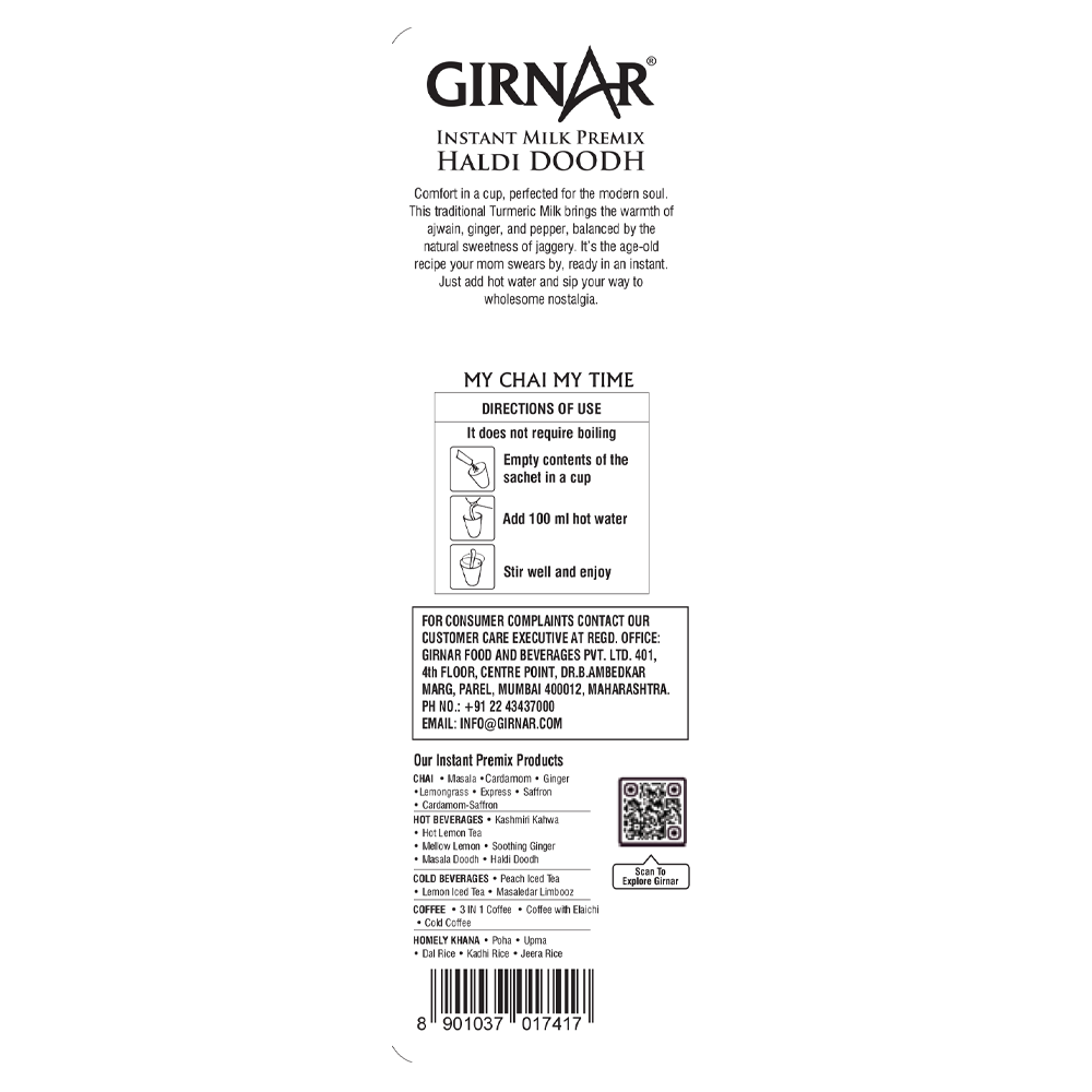 Girnar Instant Milk Premix Haldi Doodh