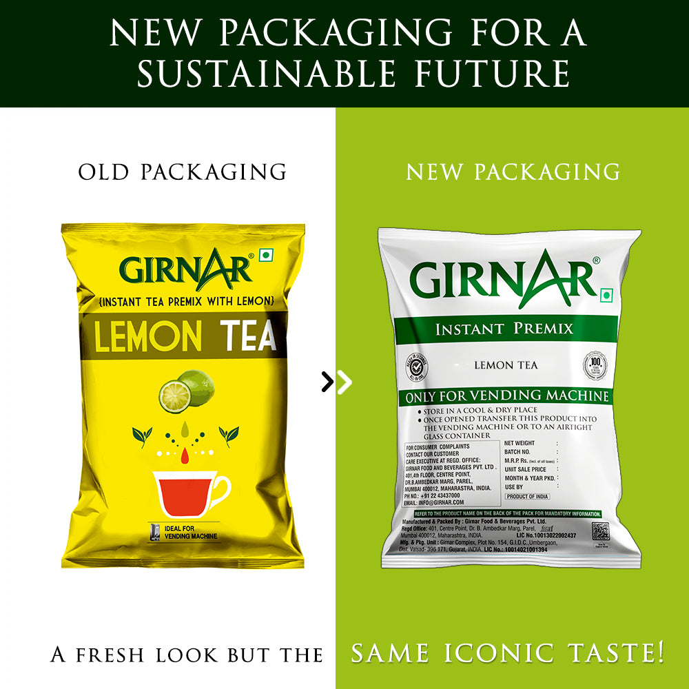 Girnar Instant Tea Premix With Lemon (1Kg Vending Pack)