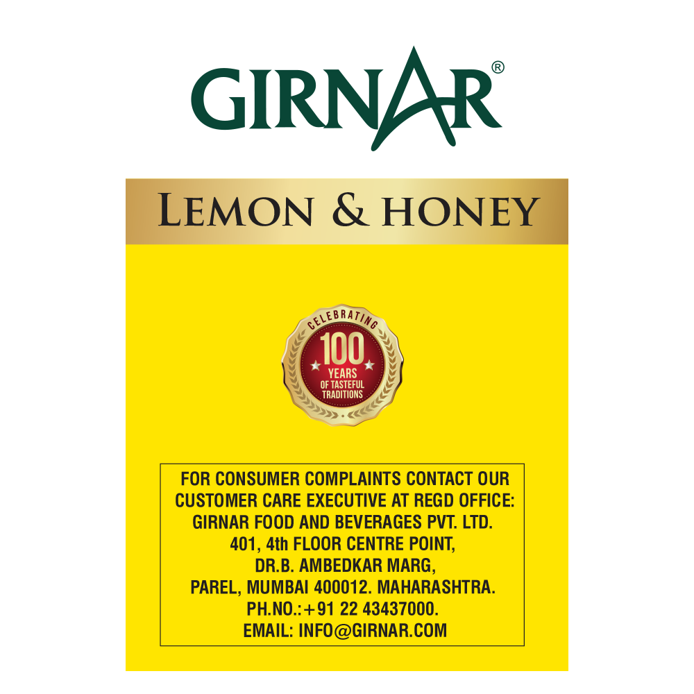 Girnar Green Tea Bags - Lemon & Honey