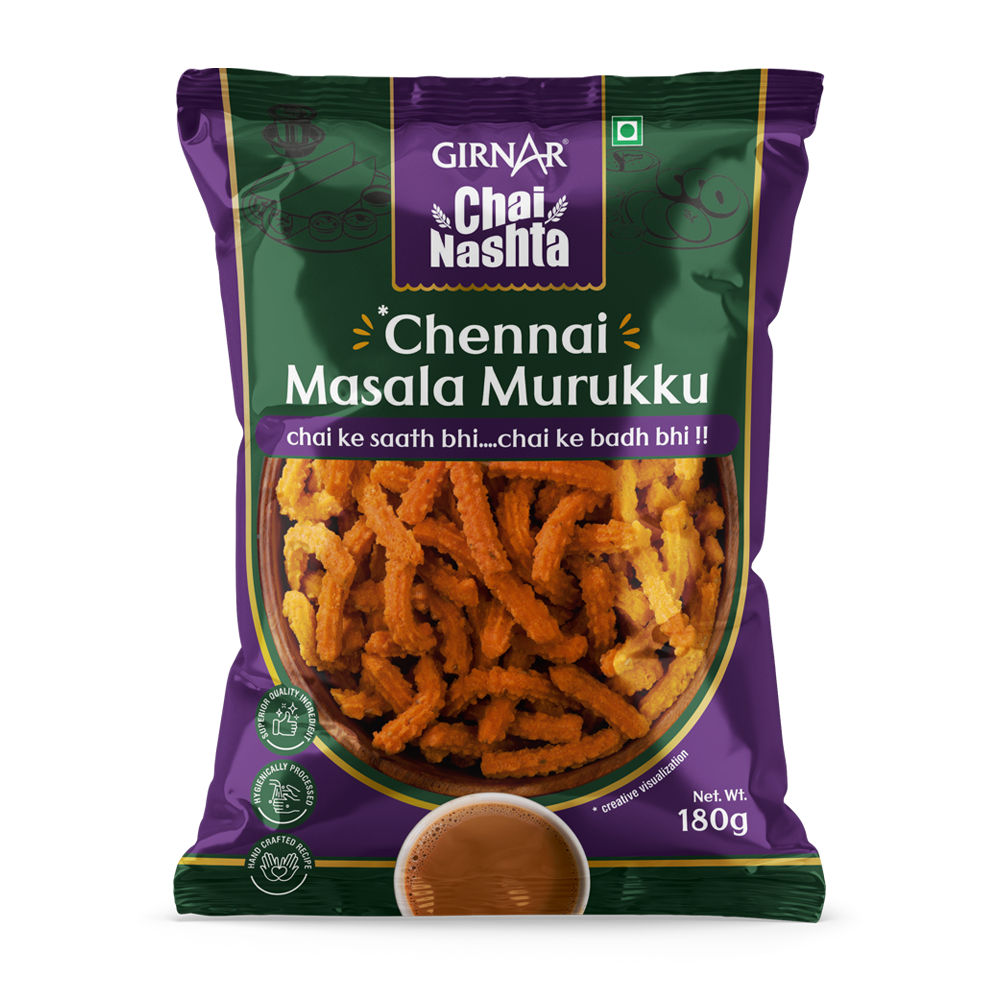 Girnar Chai Nashta - Chennai Masala Murukku – Girnar Tea