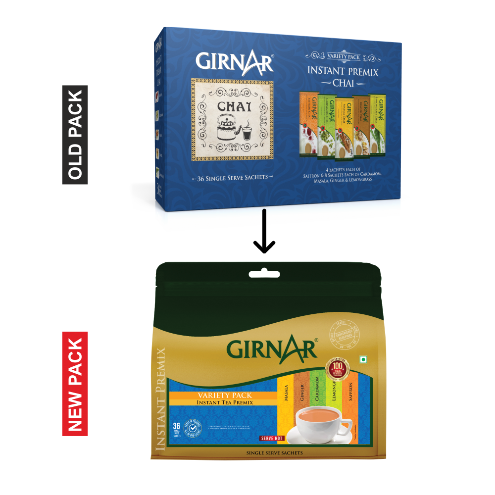 Girnar Instant Tea Premix Variety Pack