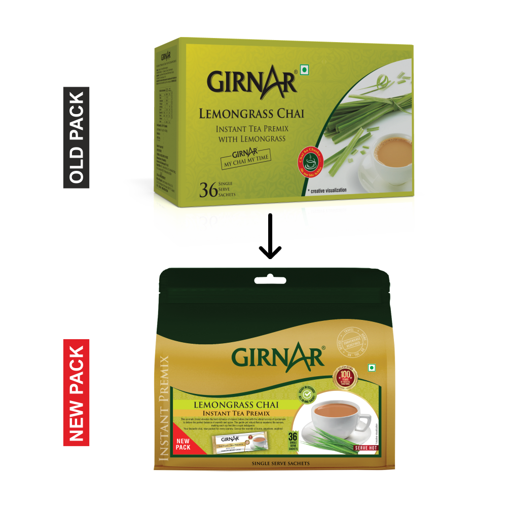 Girnar Instant Tea Premix With Lemongrass