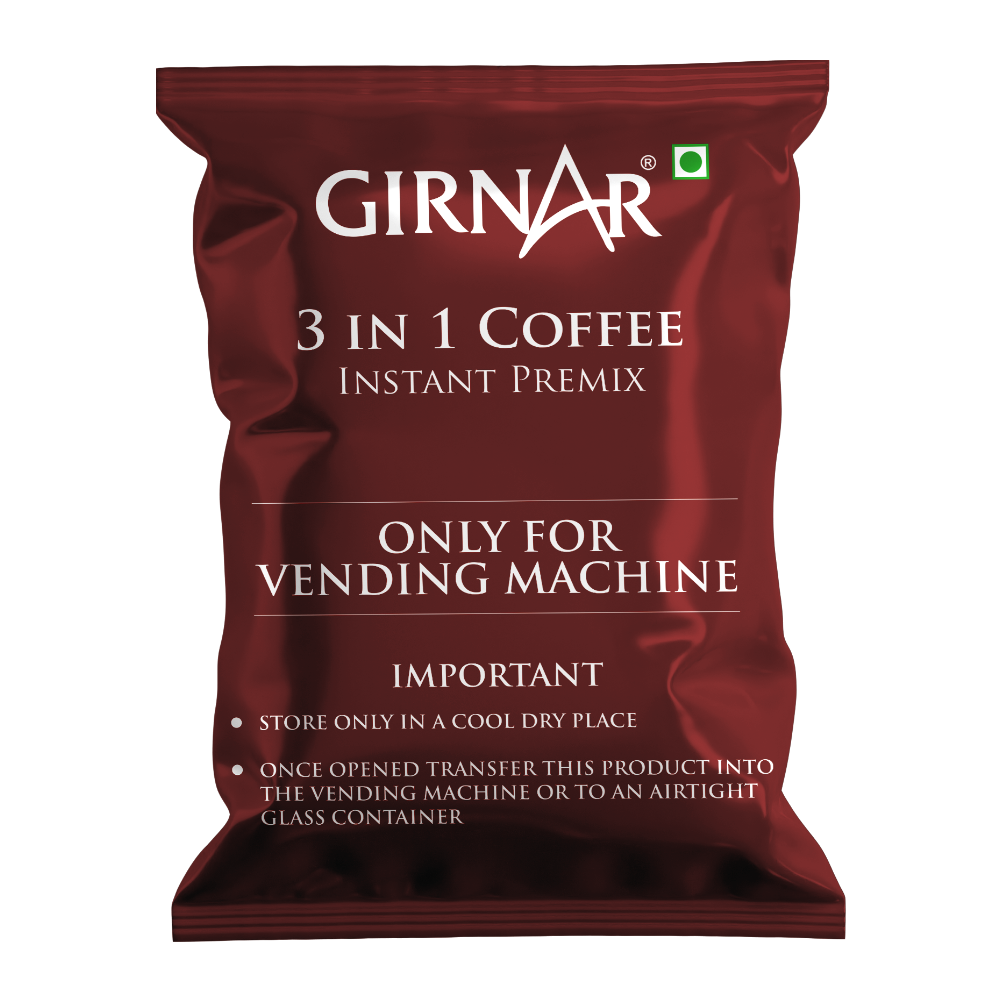 Girnar Instant Premix 3 In 1 Coffee (1kg Vending Pack)