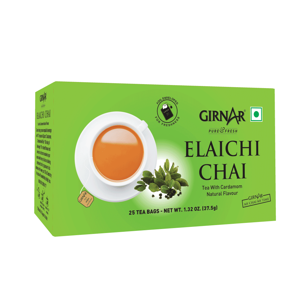 Girnar Black Tea Bags - Elaichi