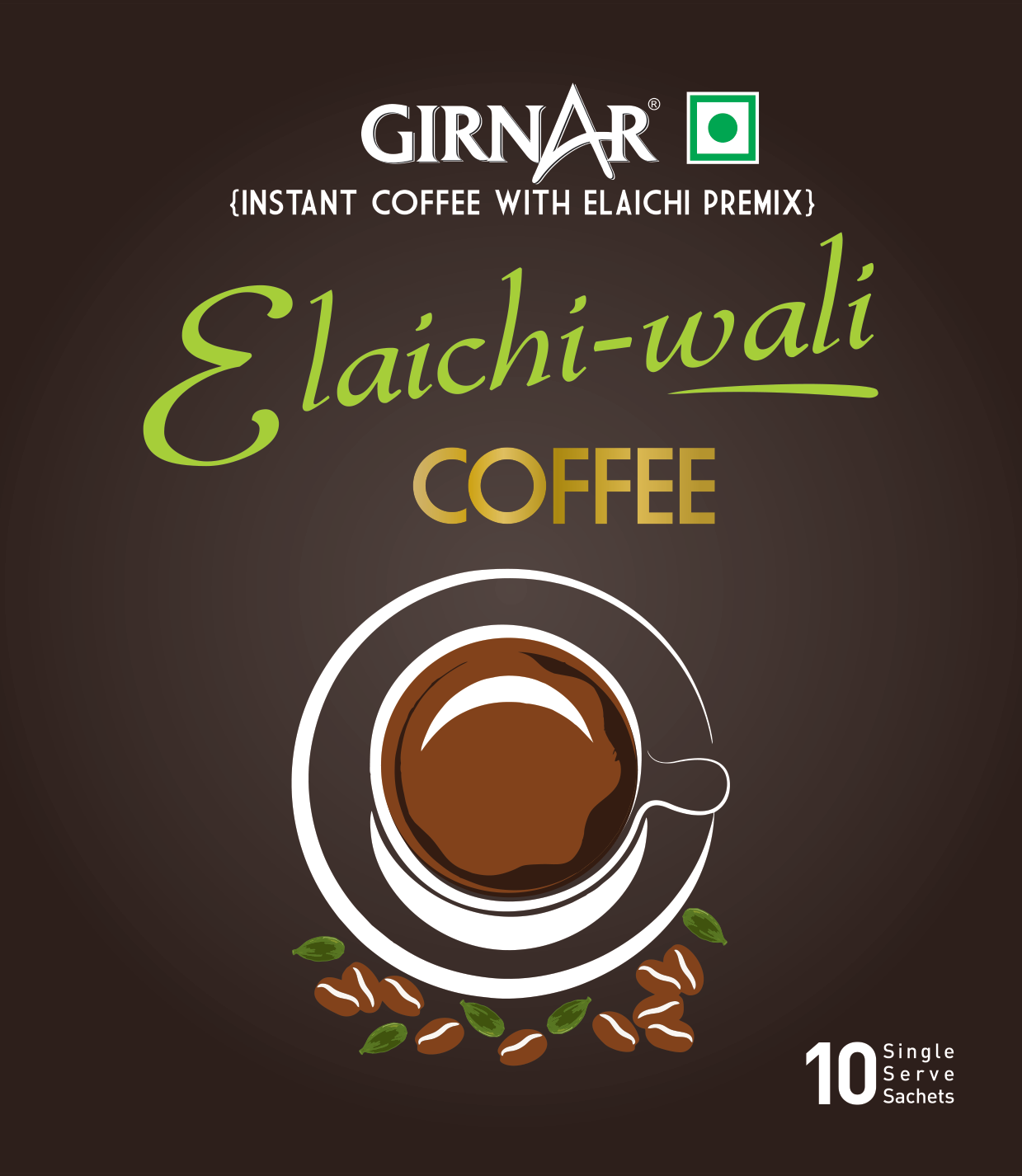 Girnar Instant Premix Coffee With Elaichi