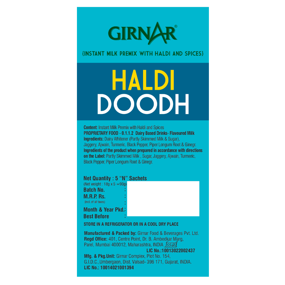 Girnar Instant Milk Premix Haldi Doodh