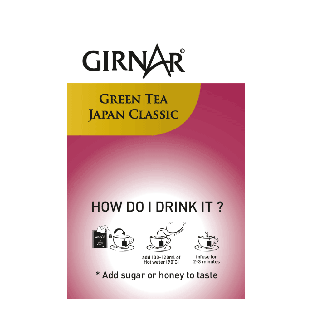 Girnar Green Tea Bags - Japan Classic