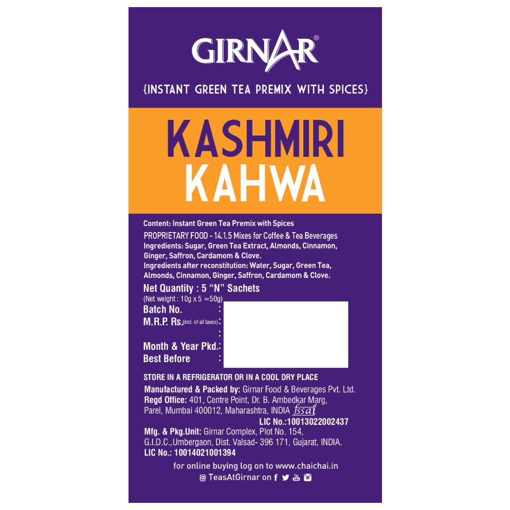 Girnar Instant Premix Kashmiri Kahwa