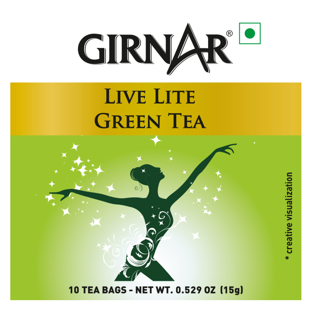 Girnar Green Tea Bags - Live Lite