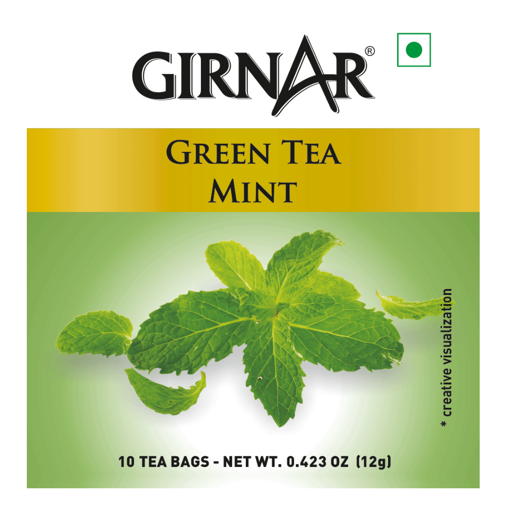 Girnar Green Tea Bags - Mint