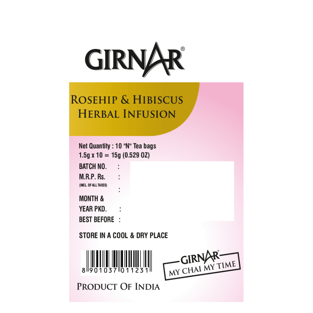Girnar Rosehip & Hibiscus Herbal Infusion