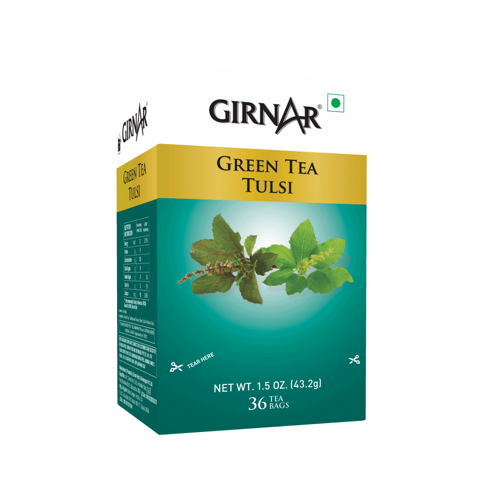 Girnar Green Tea Bags - Tulsi