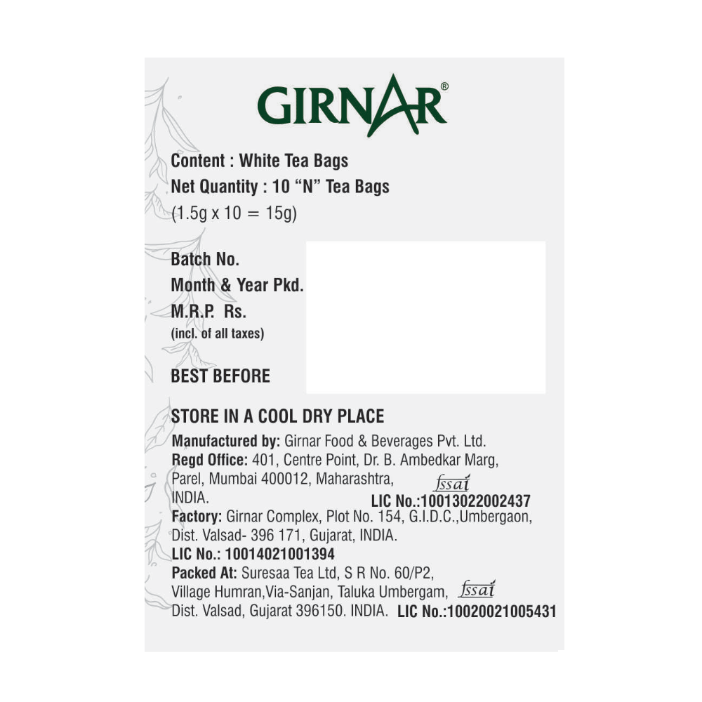 Girnar White Tea