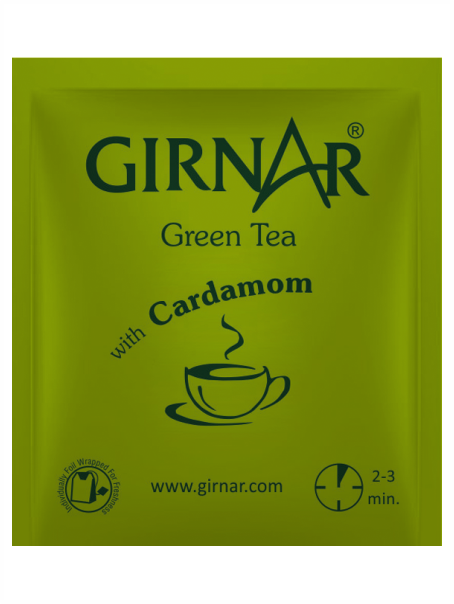 Girnar Green Tea Bags - Cardamom