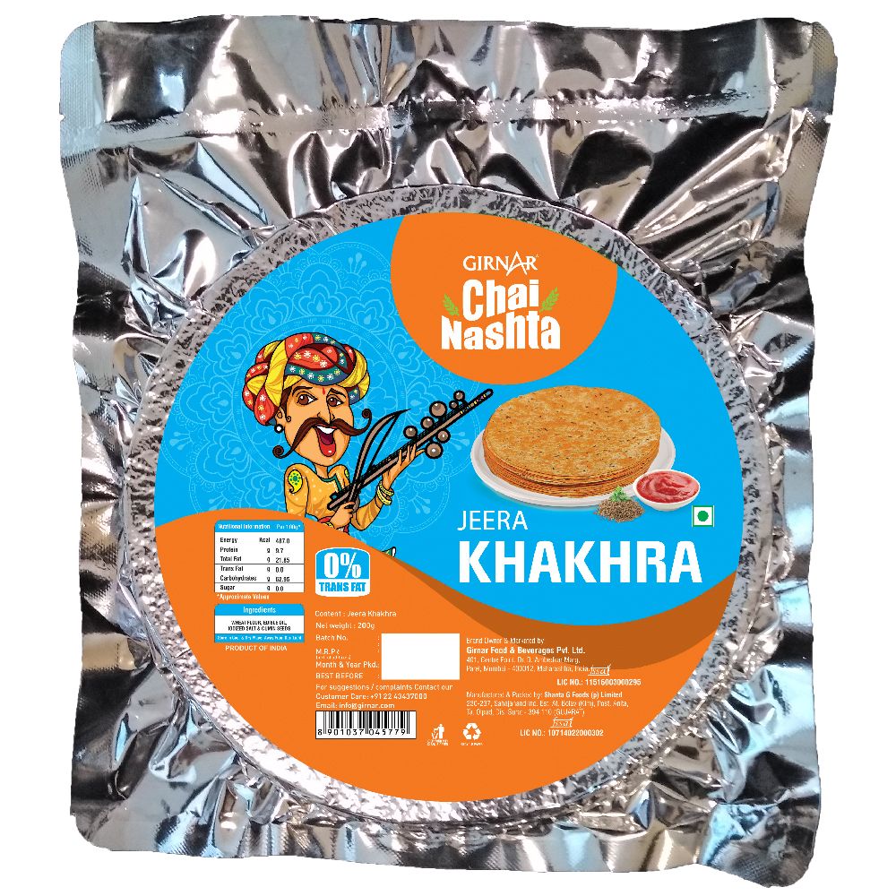 Girnar Chai Nashta - Jeera Khakhra