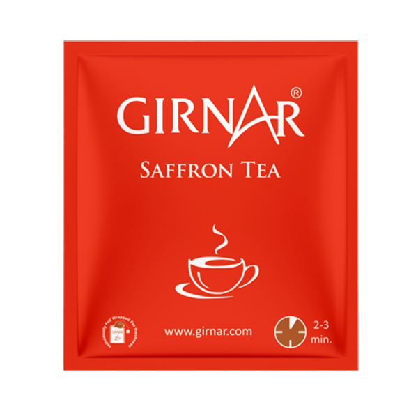 Girnar Black Tea Bags - Saffron