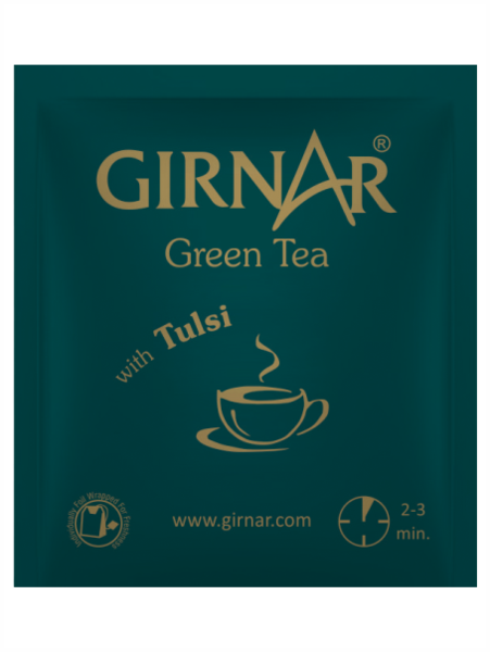 Girnar Green Tea Bags - Tulsi